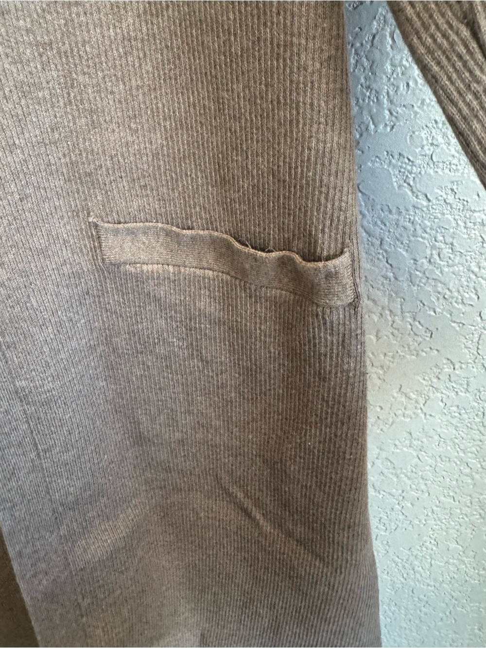 Ralph Lauren Open-Front Cardigan Sweater - Taupe - Picture 2 of 5